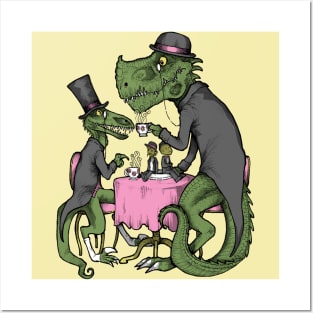 Jurassic Tea Party Posters and Art